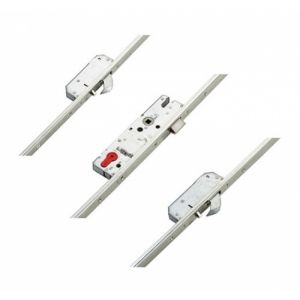 Winkhaus AV2 Latch, Deadbolt, 2 Hooks, U-Rail 24mm faceplate